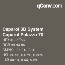 Código de color: Caparol 3D System - Caparol Palazzo 70 | qconv.com