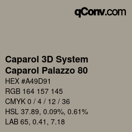 カラーコード: Caparol 3D System - Caparol Palazzo 80 | qconv.com