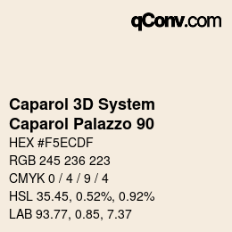 Farbcode: Caparol 3D System - Caparol Palazzo 90 | qconv.com