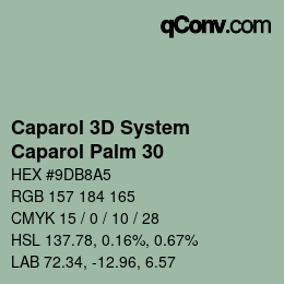カラーコード: Caparol 3D System - Caparol Palm 30 | qconv.com