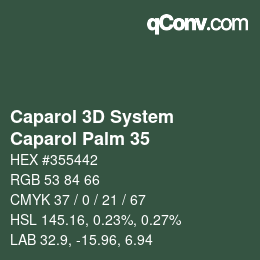 Farbcode: Caparol 3D System - Caparol Palm 35 | qconv.com