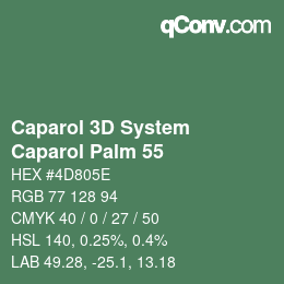 Farbcode: Caparol 3D System - Caparol Palm 55 | qconv.com