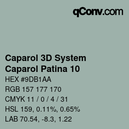 カラーコード: Caparol 3D System - Caparol Patina 10 | qconv.com