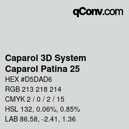 カラーコード: Caparol 3D System - Caparol Patina 25 | qconv.com