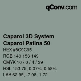Farbcode: Caparol 3D System - Caparol Patina 50 | qconv.com