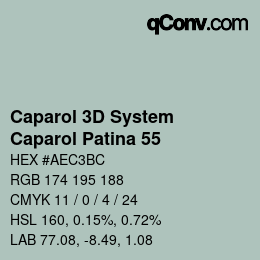 カラーコード: Caparol 3D System - Caparol Patina 55 | qconv.com