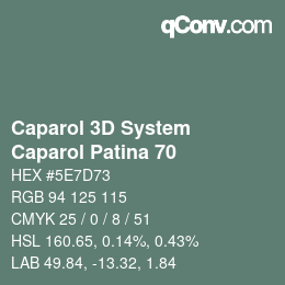 Farbcode: Caparol 3D System - Caparol Patina 70 | qconv.com