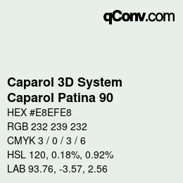 Farbcode: Caparol 3D System - Caparol Patina 90 | qconv.com