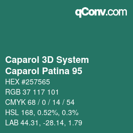 Color code: Caparol 3D System - Caparol Patina 95 | qconv.com