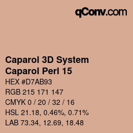 Color code: Caparol 3D System - Caparol Perl 15 | qconv.com