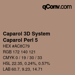 Color code: Caparol 3D System - Caparol Perl 5 | qconv.com