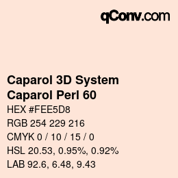 Código de color: Caparol 3D System - Caparol Perl 60 | qconv.com