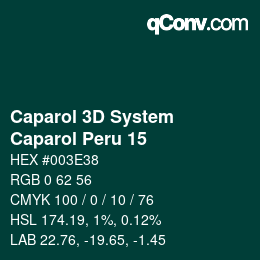 Color code: Caparol 3D System - Caparol Peru 15 | qconv.com