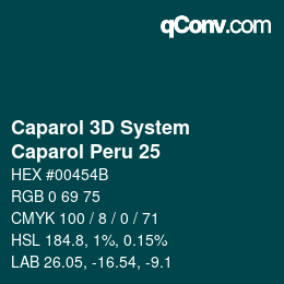 カラーコード: Caparol 3D System - Caparol Peru 25 | qconv.com