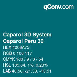 颜色代码: Caparol 3D System - Caparol Peru 30 | qconv.com