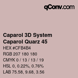 Código de color: Caparol 3D System - Caparol Quarz 45 | qconv.com