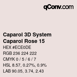 Farbcode: Caparol 3D System - Caparol Rose 15 | qconv.com