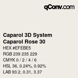 Farbcode: Caparol 3D System - Caparol Rose 30 | qconv.com