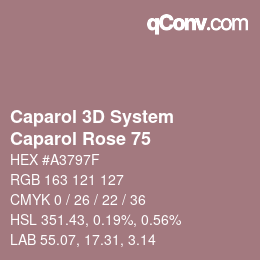 Farbcode: Caparol 3D System - Caparol Rose 75 | qconv.com