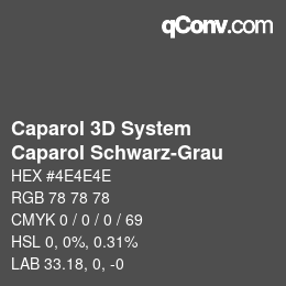 Farbcode: Caparol 3D System - Caparol Schwarz-Grau | qconv.com