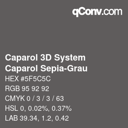 Código de color: Caparol 3D System - Caparol Sepia-Grau | qconv.com