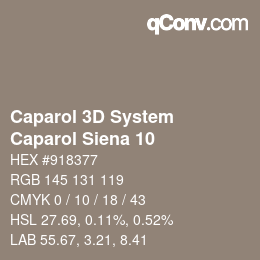 Farbcode: Caparol 3D System - Caparol Siena 10 | qconv.com