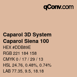 Farbcode: Caparol 3D System - Caparol Siena 100 | qconv.com