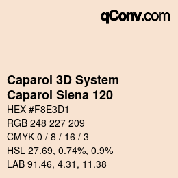 カラーコード: Caparol 3D System - Caparol Siena 120 | qconv.com