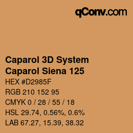 Farbcode: Caparol 3D System - Caparol Siena 125 | qconv.com