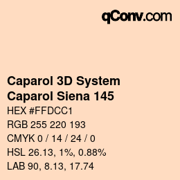 Code couleur: Caparol 3D System - Caparol Siena 145 | qconv.com