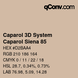 Farbcode: Caparol 3D System - Caparol Siena 85 | qconv.com