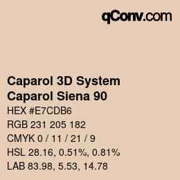 Farbcode: Caparol 3D System - Caparol Siena 90 | qconv.com