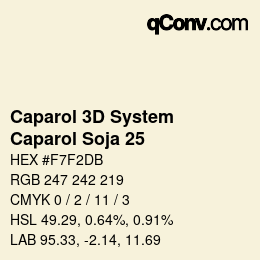 Farbcode: Caparol 3D System - Caparol Soja 25 | qconv.com