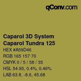 Code couleur: Caparol 3D System - Caparol Tundra 125 | qconv.com
