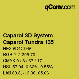 カラーコード: Caparol 3D System - Caparol Tundra 135 | qconv.com