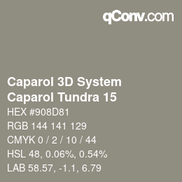 Farbcode: Caparol 3D System - Caparol Tundra 15 | qconv.com