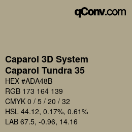 カラーコード: Caparol 3D System - Caparol Tundra 35 | qconv.com