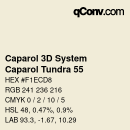 Code couleur: Caparol 3D System - Caparol Tundra 55 | qconv.com