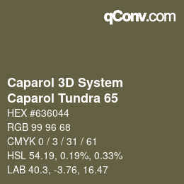 Farbcode: Caparol 3D System - Caparol Tundra 65 | qconv.com
