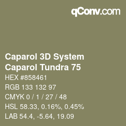 Farbcode: Caparol 3D System - Caparol Tundra 75 | qconv.com