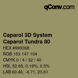 Code couleur: Caparol 3D System - Caparol Tundra 80 | qconv.com