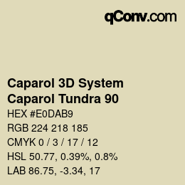 Farbcode: Caparol 3D System - Caparol Tundra 90 | qconv.com