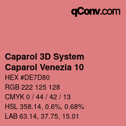 Código de color: Caparol 3D System - Caparol Venezia 10 | qconv.com