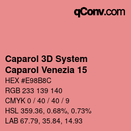 Code couleur: Caparol 3D System - Caparol Venezia 15 | qconv.com