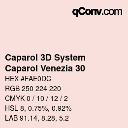 Farbcode: Caparol 3D System - Caparol Venezia 30 | qconv.com