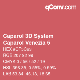 Código de color: Caparol 3D System - Caparol Venezia 5 | qconv.com