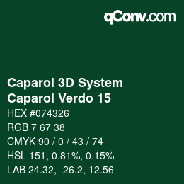 カラーコード: Caparol 3D System - Caparol Verdo 15 | qconv.com