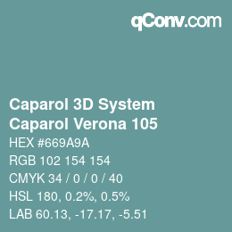 Color code: Caparol 3D System - Caparol Verona 105 | qconv.com