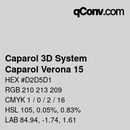 Farbcode: Caparol 3D System - Caparol Verona 15 | qconv.com