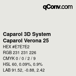 Farbcode: Caparol 3D System - Caparol Verona 25 | qconv.com